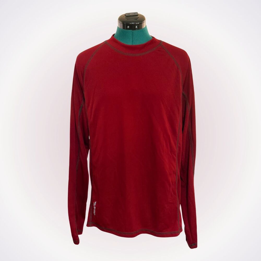 ZeroXposur Red Sun Protection Long-Sleeve Tee | Sz L